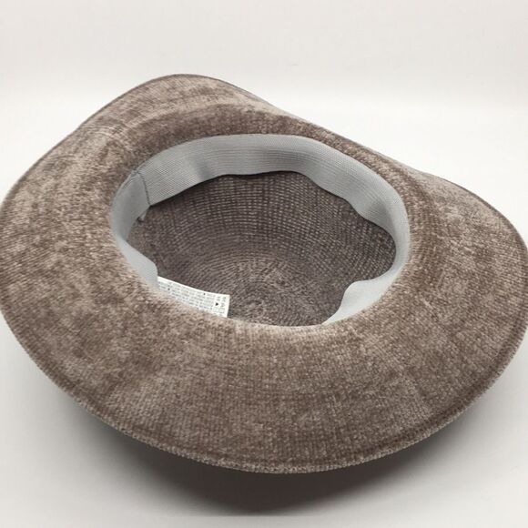 Forever 21 Chenille Fedora Hat Oatmeal/Tan Taupe - Picture 6 of 14